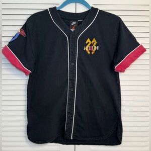 Vintage Y2K Nike Air Michael Jordan Baseball Jersey Boys Size YM No Sz Tag READ
